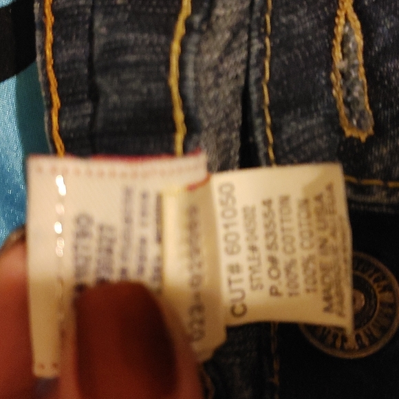 COPY - True religion jeans size 31/26inseam dark wash - Picture 3 of 4